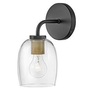 Percy Bathroom Vanity Light in Black