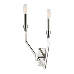  Archie Wall Sconce in Polished Nickel