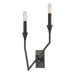 Archie Two Light Wall Sconce in Old Bronze by Hudson Valley