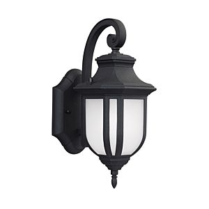 Generation Lighting Childress 13" Outdoor Wall Light in Black