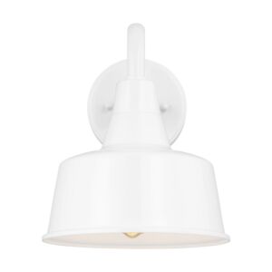 Barn Light One Light Outdoor Wall Lantern in White by Visual Comfort Studio