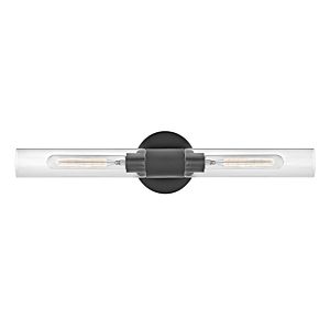 Shea 2-Light Bathroom Vanity Light in Black