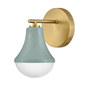 Haddie 1-Light LED Bathroom Vanity Light in Seafoam