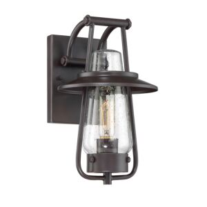 Stonyridge 1-Light Wall Lantern in Satin Bronze