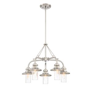 Dover 5-Light Chandelier in Satin Platinum