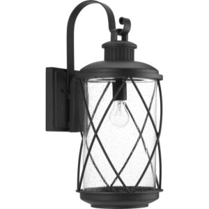 Hollingsworth 1-Light Wall Lantern in Black