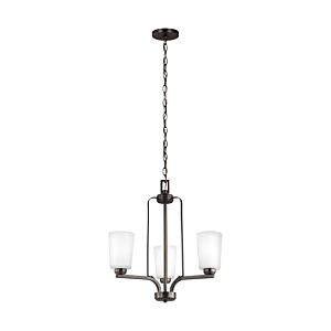 Franport  Chandelier in Bronze by Generation Lighting.