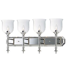 Centennial  Bathroom Vanity Light in Polished Nickel by Maxim