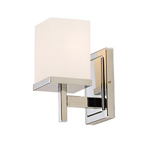 Tetra One Light Bath Vanity in Polished Chrome by Maxim