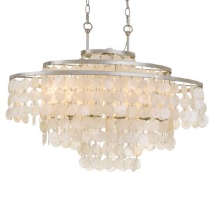 Brielle 6-Light Chandelier in Antique Silver