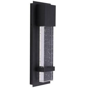 Venecia LED Outdoor Wall Light in Matte Black by Eglo USA