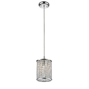 Z-Lite Terra 1-Light Mini Pendant Light In Chrome