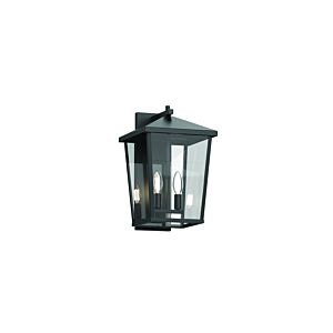 Laurentian Outdoor 2-Light Outdoor Wall Sconce in Black