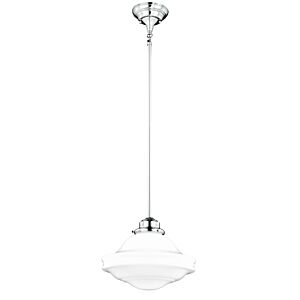 Huntley 1-Light Pendant in Satin Nickel