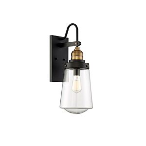 Macauley One Light Wall Mount in Vintage Blackith Warm Brass by Savoy House