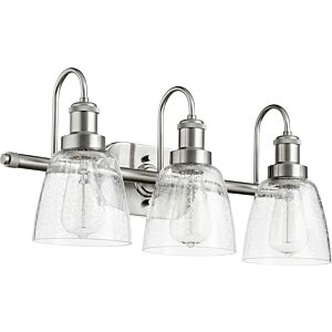 508 Vanities 3-Light Bathroom Vanity Light in Satin Nickel