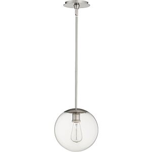 Globe Pendants 1-Light Pendant in Satin Nickel