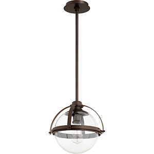 Meridian Globe Pendants 1-Light Pendant in Oiled Bronze