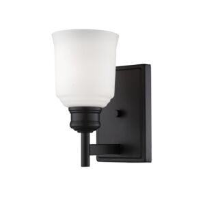 Burbank 1-Light Wall Sconce in Matte Black