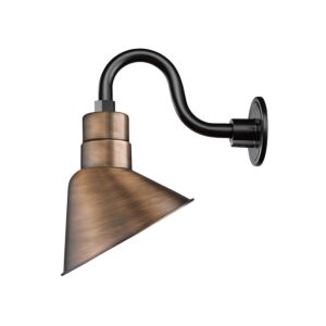 R Series One Light Pendant in Natural Copper by Millennium