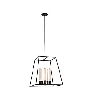 Candor 5-Light Chandelier in Rusty Black