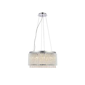 Influx 12-Light Pendant in Chrome