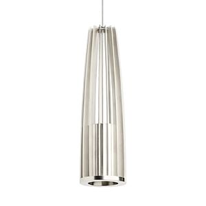 Evox 1-Light Pendant in Satin Nickel