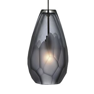 Briolette 1-Light LED Pendant in Antique Bronze