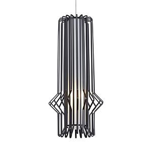 Syrma 1-Light Pendant in Satin Nickel