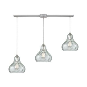 Belmont 3-Light Pendant in Satin Nickel