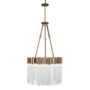 Matrix Six Light Pendant in Havana Gold by Varaluz