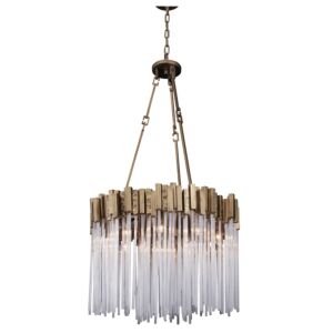 Matrix Nine Light Pendant in Havana Gold by Varaluz