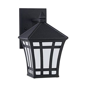 Generation Lighting Herrington 10 Outdoor Wall Light in Black