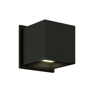 2-Light LED Wall Sconce in Black