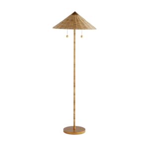 Terrace Two Light Floor Lamp in Natural by Arteriors