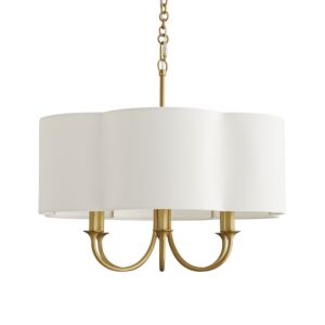 Rittenhouse 6-Light Chandelier in Antique Brass