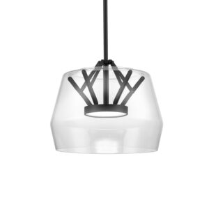 Deco LED Pendant in ClearBlack by Kuzco Lighting