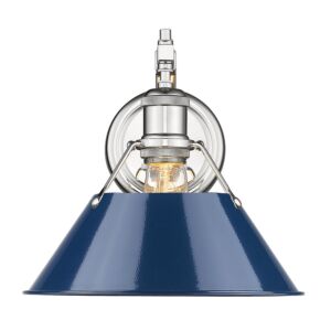 Orwell CH 1-Light Wall Sconce in Chrome