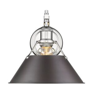 Orwell CH 1-Light Wall Sconce in Chrome