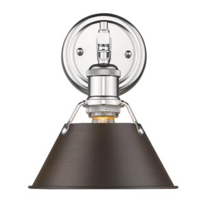 Orwell CH 1-Light Bathroom Vanity Light in Chrome