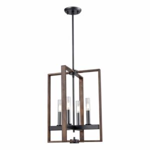 Blairmore 4-Light Foyer Pendant in Ironwood and Graphite