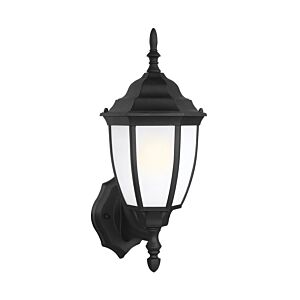 Bakersville 1-Light Outdoor Wall Lantern in Black