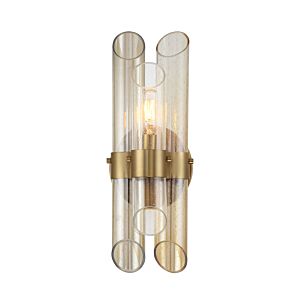 Biltmore One Light Wall Sconce in Warm Brass by Savoy House