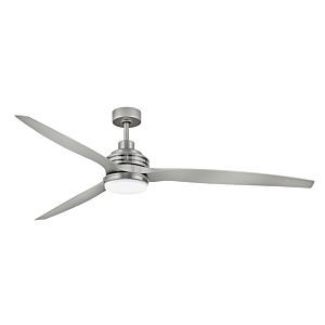 Artiste LED 72 Indoor/Outdoor Ceiling Fan in Brushed Nickel"