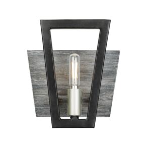 Zag  Bathroom Bathroom Vanity Light in Black by Varaluz