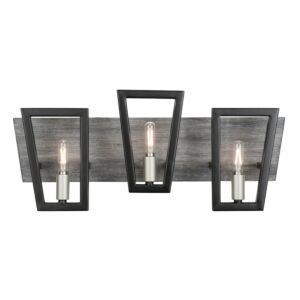 Zag  Bathroom Bathroom Vanity Light in Black by Varaluz