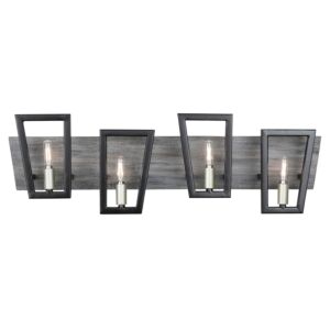 Zag  Bathroom Bathroom Vanity Light in Black by Varaluz