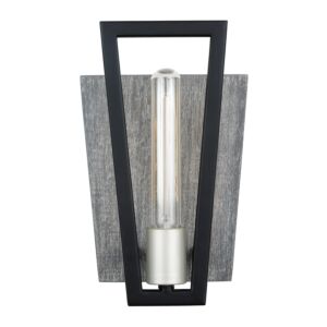 Zag  Wall Sconce in Black by Varaluz