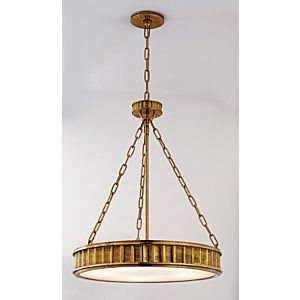 Middlebury Five Light Pendant in Aged Brass by Hudson Valley