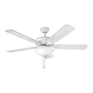 2-Light 52 Indoor Ceiling Fan in Chalk White"